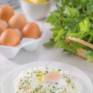 RISO CON UOVA AFFOGATE - K4209