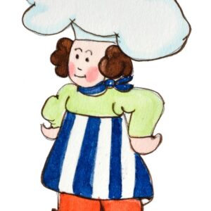 MINI CHEF CON GREMBIULE BLU - 0117 - 1404