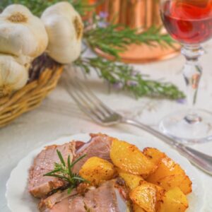 ABBACCHIO AL FORNO CON PATATE - K1472