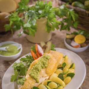 CAPPONE BOLLITO CON SALSA ALLO SCALOGNO - K1699