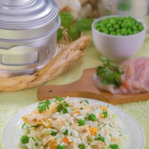 RISOTTO CON FILETTI DI PESCE PERSICO - K4104