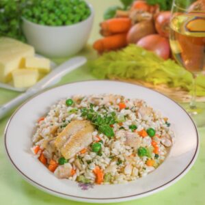 RISOTTO CON FILETTI DI PESCE PERSICO - K4973