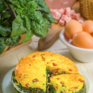 TORTINO DI UOVA, SPINACI E PATATE - K3289