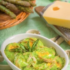 UOVA IN SALSETTA DI ASPARAGI - K3290