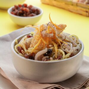 LINGUINE ALL'ARANCIA  SOGLIOLA E PANGRATTATO - 2477