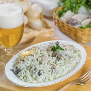 RISOTTO CON SEPPIOLINE E BIRRA - K4885