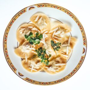 AGNOLOTTI ALLE PATATE CON ERBE DI CERCIVENTO - 1984