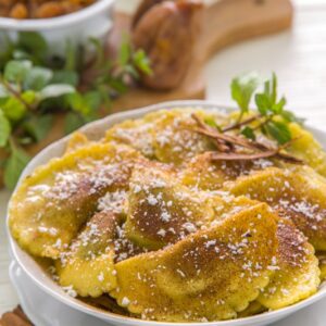 AGNOLOTTI ALLE PATATE CON ERBE DI CERCIVENTO - K3755