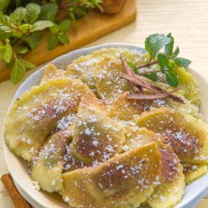 AGNOLOTTI ALLE PATATE CON ERBE DI CERCIVENTO - K3756