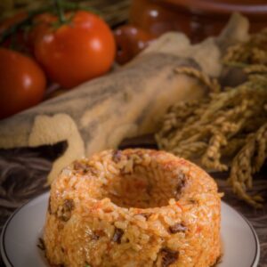 TIMBALLO DI RISO AI FEGATINI DI POLLO - K2697