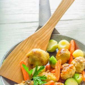 BALLOTTINES DI POLLO  CON VERDURE SALTATE - K2436