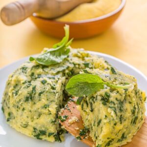 POLENTA CON SPINACI - K2706