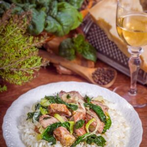 RISO CON SPINACI E AGNELLO - K3071