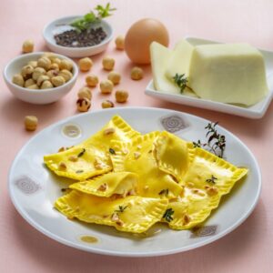 TORTELLI CON FORMAGGIO DI CAPRA E NOCCIOLE - 7146