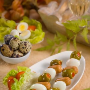 SPIEDINI DI UOVA DI QUAGLIA - K1755