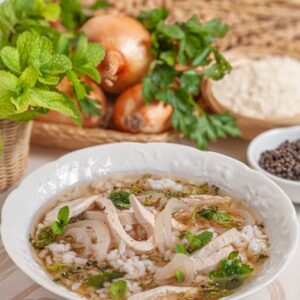 MINESTRA CON POLLO E MENTUCCIA - 1355