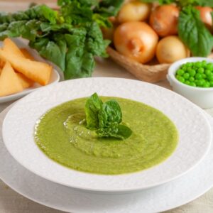 ZUPPA DI SPINACI, PATATE E PISELLI - 1433