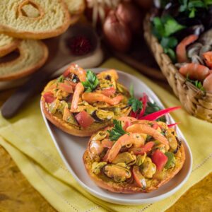 FRISELLE CON FRUTTI DI MARE - F4389