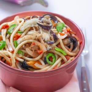 PERCIATELLI ALLE COZZE E MELANZANE - 3385