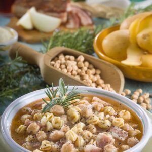 MINESTRA DI CECI E PATATE - K0748