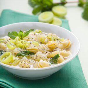 MINESTRA DI PASTA, PATATE E PORRI - K0693