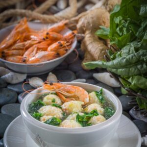 MINESTRA DI POLPETTE DI PESCE - K0674