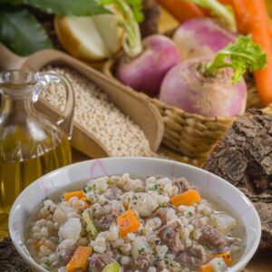 ZUPPA DI MANZO E ORZO - K0634