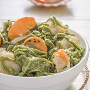 TAGLIOLINI VERDI CON CAPESANTE - 4038