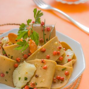 PAPPARDELLE DI FARINA DI CASTAGNE CON CAPESANTE - 4101