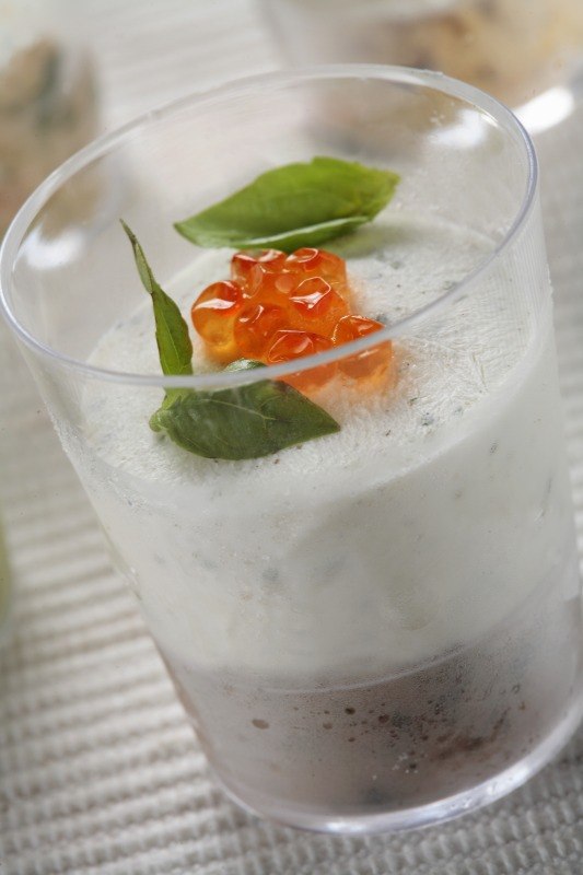 BICCHIERINI ALLA TARTARE DI SALMONE - 1722