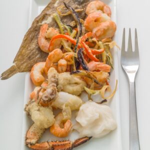 FRITTURA MISTA DI CROSTACEI E VERDURE - K0532