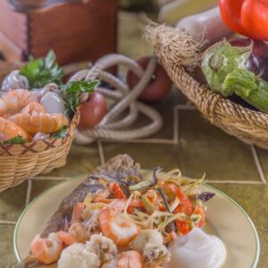 FRITTURA MISTA DI CROSTACEI E VERDURE - K0518