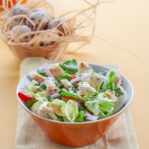FATTOUSH CON UOVA DI QUAGLIA - 4184