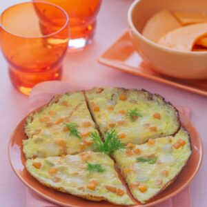 UOVA STRAPAZZATE CON FONTINA E ZUCCA - 4260