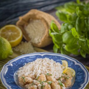 RISO PILAF CON DADINI DI PESCATRICE - 4446