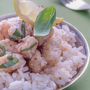 RISO PILAF CON DADINI DI PESCATRICE - 4450