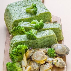 TORTINO DI BROCCOLETTI CON LE VONGOLE - 0017