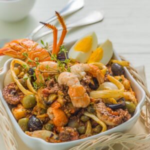 CAPONATA DI SCAMPI E MOLLUSCHI - 0182