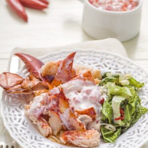 ASTICE CON VERZA E SALSA ALLO SCALOGNO - 0150