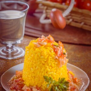 TIMBALLINI DI RISO CON RAGÙ DI GRANCHIO - 4439