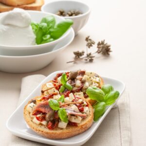 BRUSCHETTA CON POMODORI SECCHI - 5482