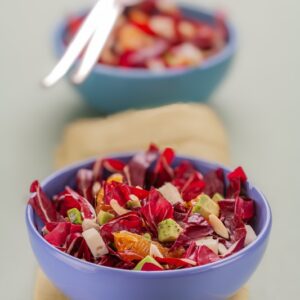 INSALATA CON RADICCHIO MANDARINI FORMAGGIO SCIMUDIN AVOCADO KIWI - 6807