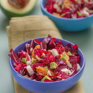 INSALATA CON RADICCHIO MANDARINI FORMAGGIO SCIMUDIN AVOCADO KIWI - 6804
