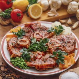 OSSIBUCHI ALLA MILANESE CON PISELLI - 0785