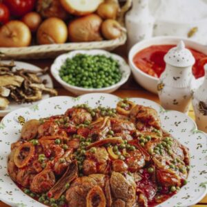 OSSIBUCHI ALLA MILANESE CON PISELLI - 0745