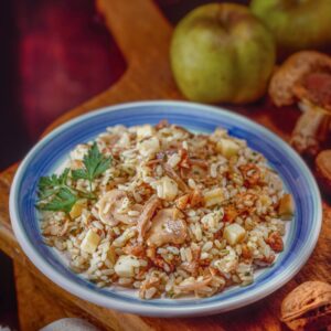 RISOTTO CON MELE NOCI E FONTINA - S1600 - 8213