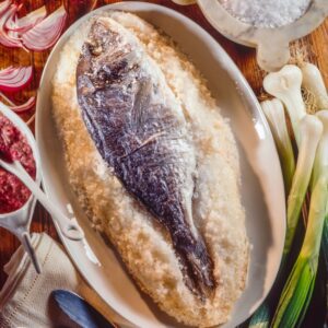ORATA AL SALE CON SALSA DI CIPOLLE E CAPPERI - S0200 - 8207
