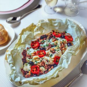 MERLUZZO AL CARTOCCIO CON FUNGHI - 8259