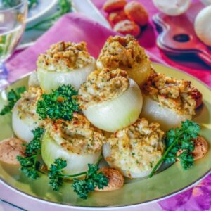 CIPOLLE RIPIENE CON AMARETTI E PECORINO - S0401 - 7776