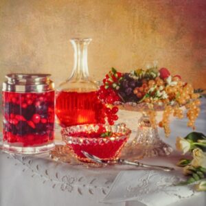 ACETO DI LAMPONI, RUMTOPF DI FRUTTI DI BOSCO, SALSA DI RIBES, CENTROTAVOLA DI FRUTTI DI BOSCO - S129930 - 8418